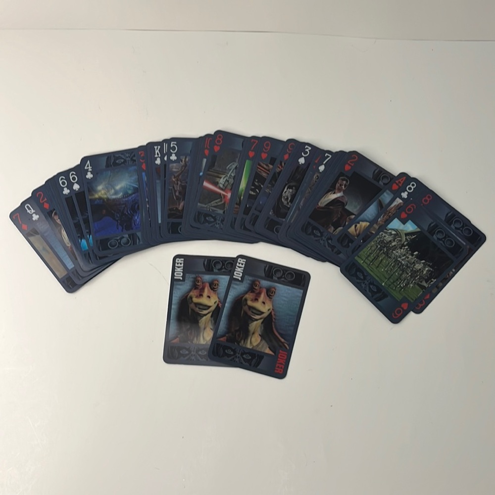 STAR WARS Episode 1 The Phantom Menace 3D playing cards